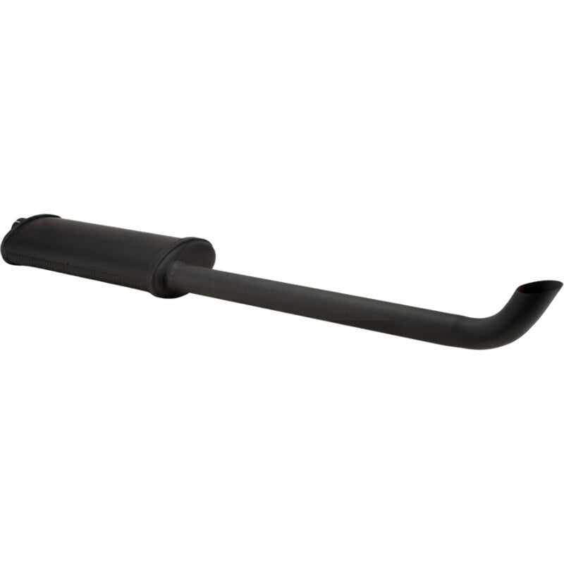 Silencer for Case IH 85/200 Hydro Series, GRANIT machinery exhaust with black curved pipe