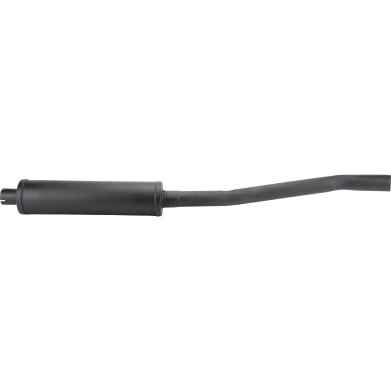 GRANIT machinery exhaust silencer for Case IH 464-895, bottom horizontal, black