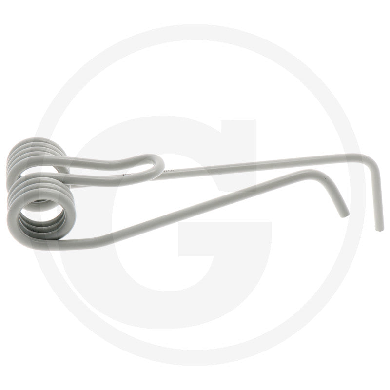 Granit Rotary Tedder Tine Left for Lely Lotus, grey steel coil tine
