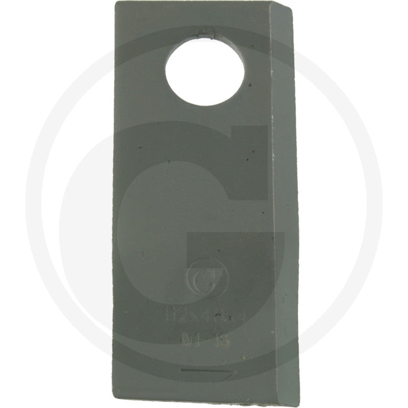 Granit left mowing blade for Pöttinger, gray lawn mower blade pack of 25