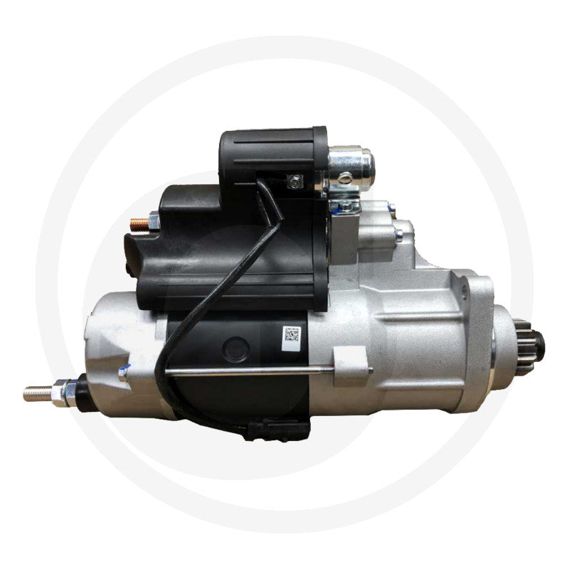 Gear Reduction Starter Motor by Prestolite, 24V 7.5kW, black and silver
