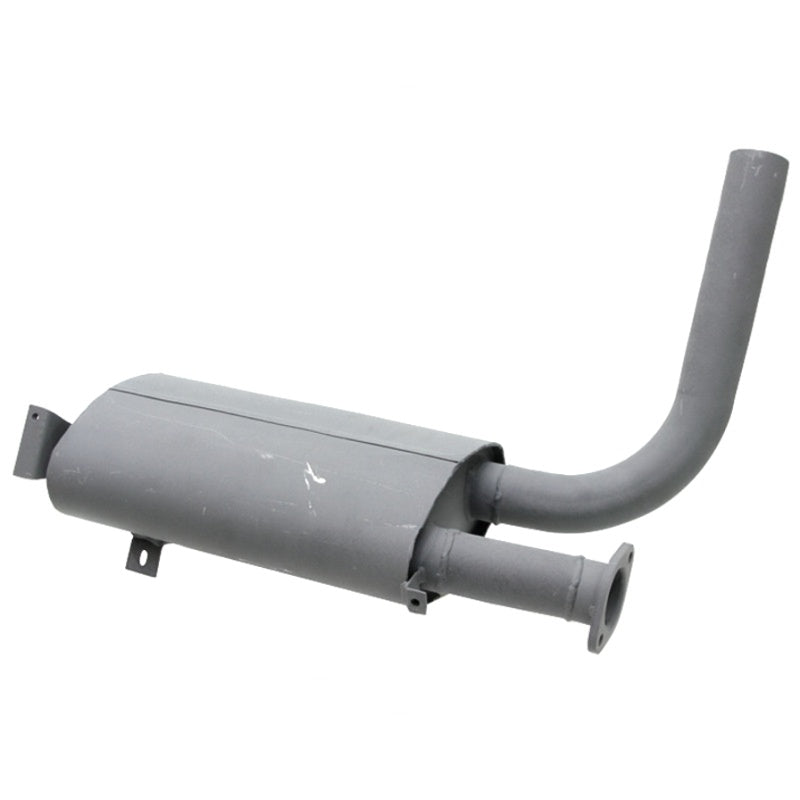 Silencer for Fendt Implement Carrier GT360-GT380, GRANIT grey metal exhaust muffler