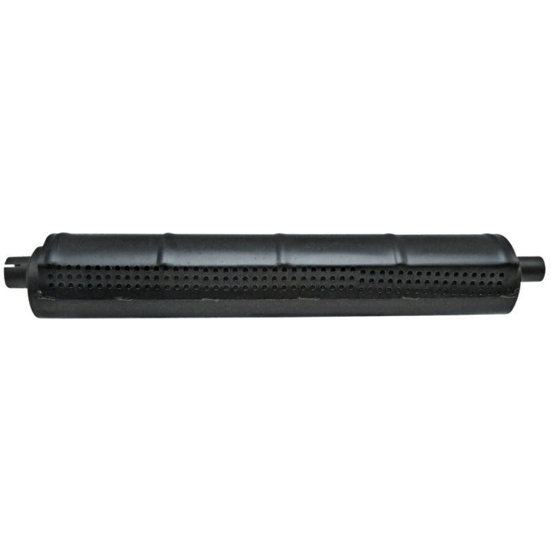 Silencer for John Deere tractors 820/1020/1520/1830/2440, vertical exhaust, black perforated muffler