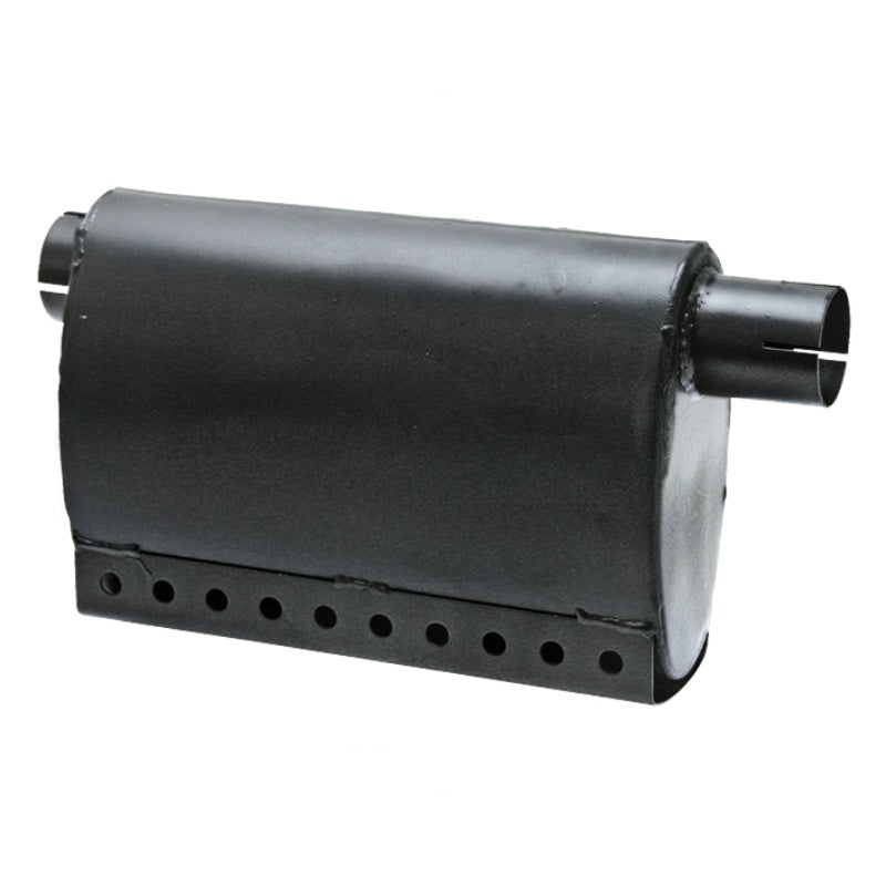 Silencer by GRANIT for John Deere 840–1640 tractors, bottom-mount black metal exhaust component