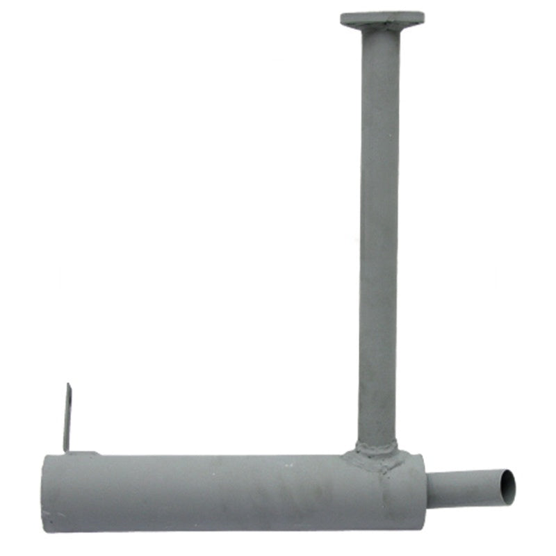 Granit machinery exhaust silencer, grey metal, for Massey Ferguson 133–145 tractors