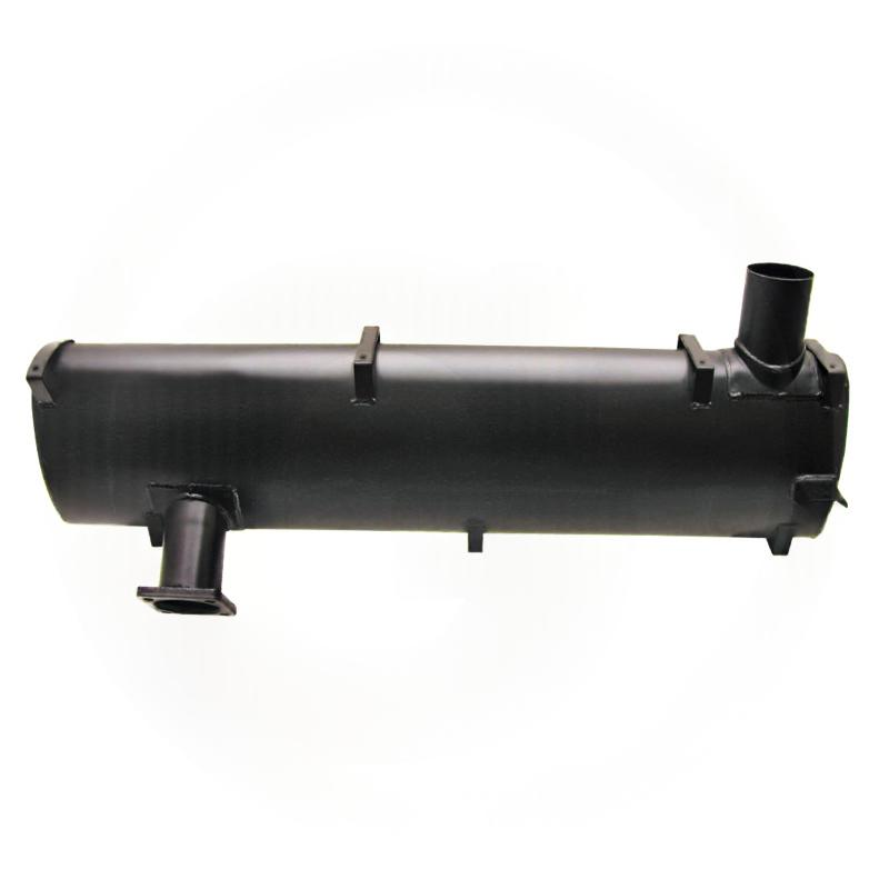 Granit Silencer, horizontal, black cylindrical machinery exhaust component