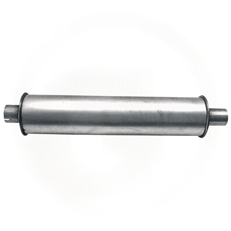 Granit Silencer Renault R Series exhaust muffler, metallic cylindrical body, 675mm length