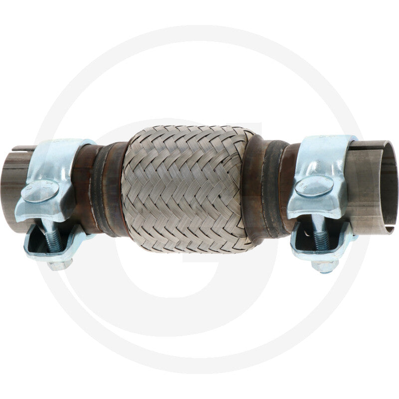 Slotted Flexible Exhaust Connector + Clamps - 55 x 200mm