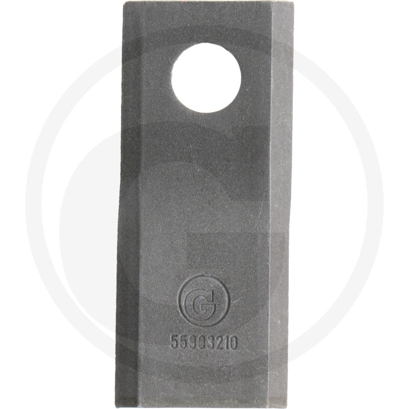 GRANIT mower blade left, dark gray, for Fort/Kuhn/New Holland/John Deere