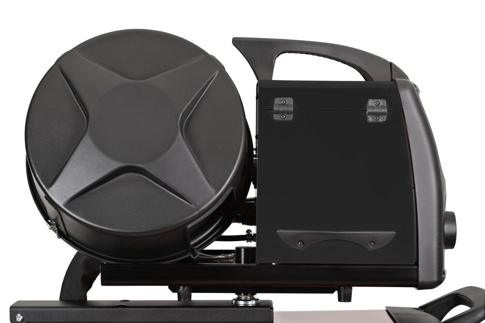 Telwin Inverpulse 60.40 Wave Aqua welder, compact black unit with large wire spool on left.