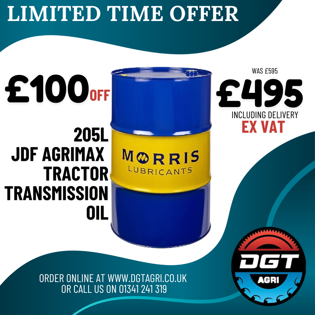 Morris Agrimax JDF | Transmission & Hydraulic Fluid for modern tractors - 205 Litre Drum