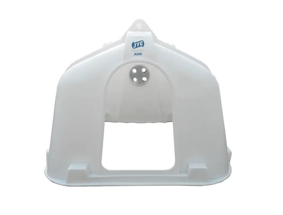 JFC Agri Compact Group Calf Hutch, white plastic housing for up to 4 calves (CH230)