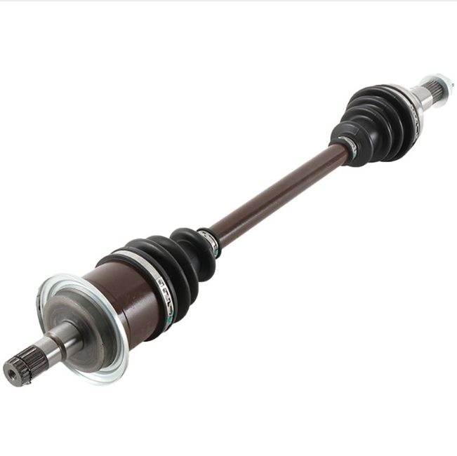 Can-Am Commander front-left CV driveshaft, brown shaft with black boots