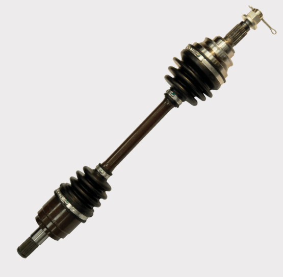 Hyper CV driveshaft for Can-Am Defender rear left/right; complete shaft with black rubber boots