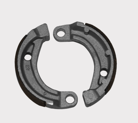 Brake shoe set MBS2338 for Yamaha Raptor by ATV City, pair of gray curved brake shoes