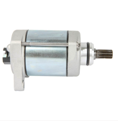 Starter motor for Honda TRX250TE/TRX250TM Fourtrax Recon, silver body, replaces 31200-HM8-B61, 2008–2022, DGT Agri
