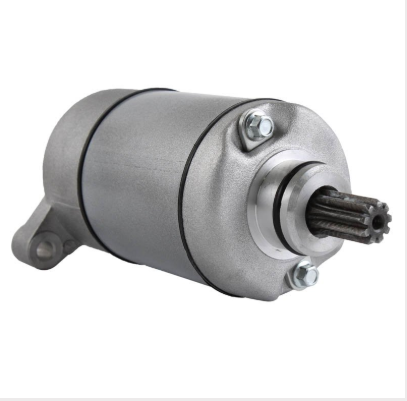 Starter motor by DGT Agri, silver finish, for Polaris Sportsman/Ranger/Magnum/Scrambler 325–700cc
