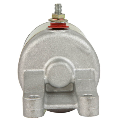 Starter motor for Suzuki KingQuad LTA450X/LTA500X ATV, DGT Agri, silver metal body