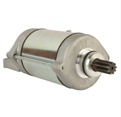 Starter motor for Polaris Xpedition 325/425 ATVs, DGT Agri, silver metal body