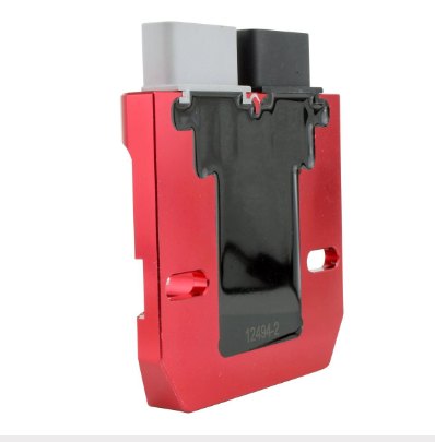 Regulator rectifier CNC Series for Polaris Ranger/RZR 800/900/1000 and Indian Scout FTR, red housing with black center