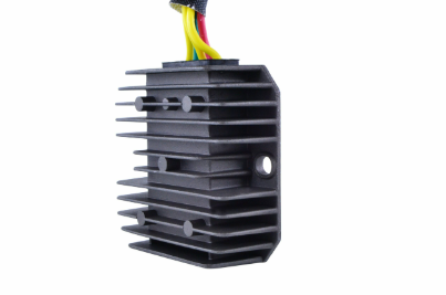 Regulator Rectifier for Polaris Outlaw 110 / Sportsman 110 / RZR 170 Youth ATV, black finned housing