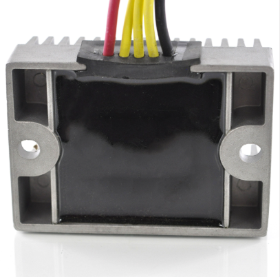 Regulator rectifier module with aluminum heatsink for Can-Am DS 650 ATV, 2002–2007; red/yellow/black wiring