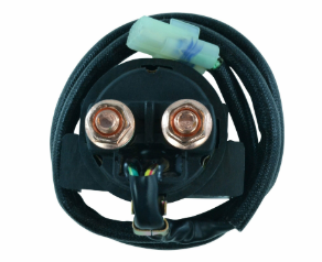 Starter solenoid for Honda TRX300EX Sportrax ATV (2007–2009) by DGT Agri, with wiring harness and two terminal posts