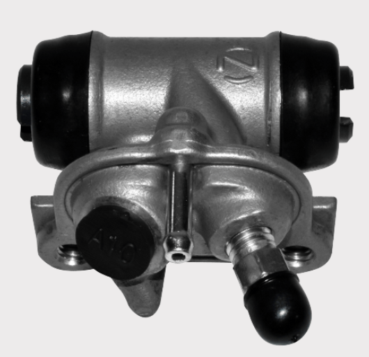 Brake cylinder FRH for Honda TRX300 2WD, silver metal body, DGT Agri