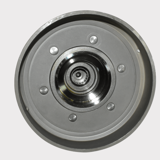 Clutch housing for Yamaha Grizzly 350 by DGT Agri, gray metal circular component.