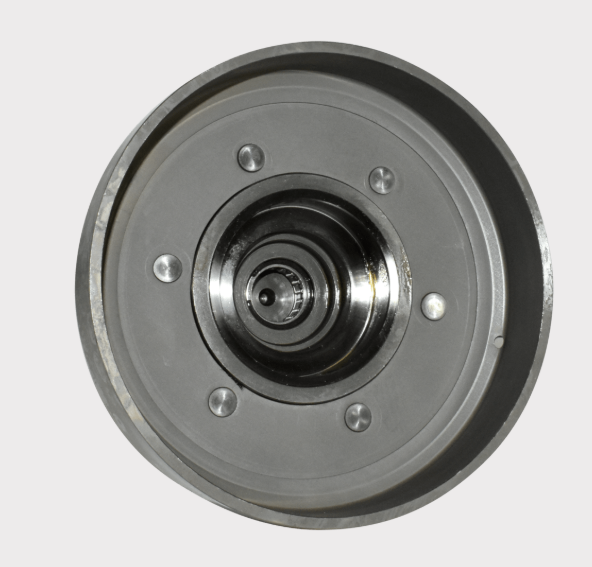 Clutch housing for Yamaha 400/450 Grizzly/Kodiak, gray metal with central bearing