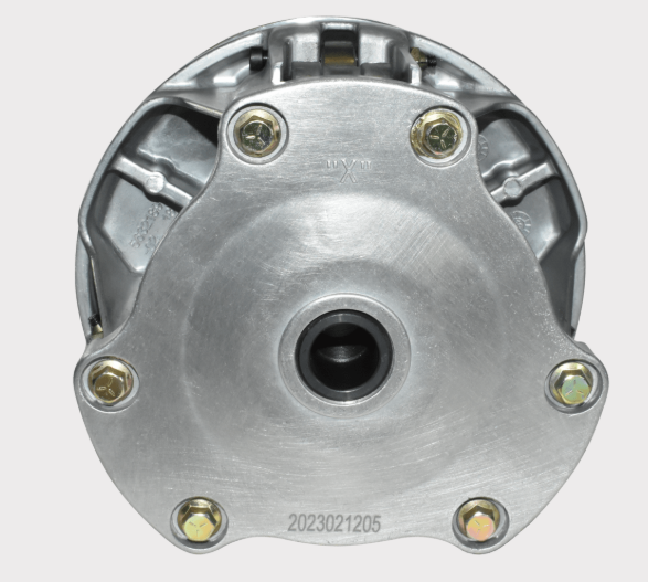 DGT Agri Primary Drive Clutch for Polaris Sportsman 570, silver metal housing with six bolts.