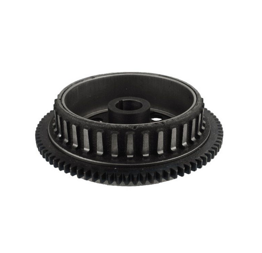 Flywheel for Polaris Ranger 500 / Sportsman 500, black metal gear with external teeth by DGT Agri