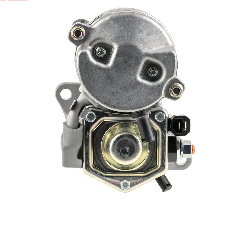 Denso gear-reduction starter motor, 12V 1.2kW, gray metal housing