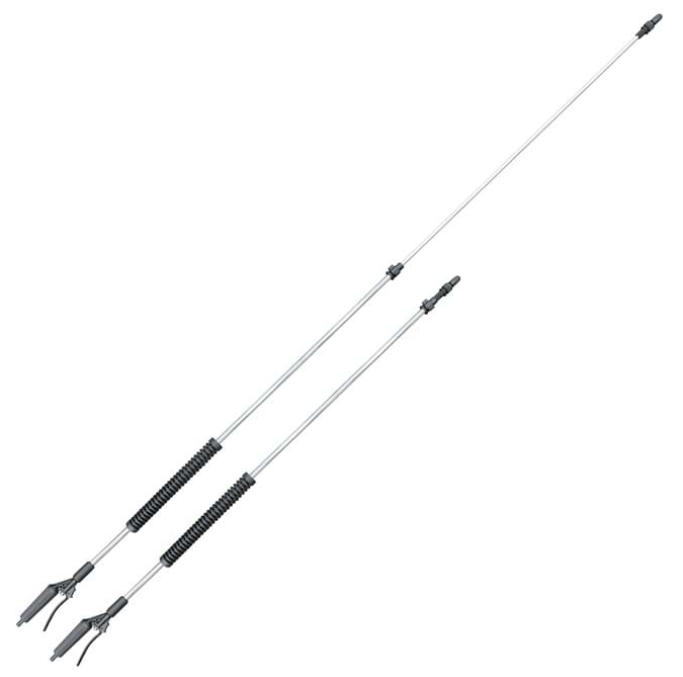 Telescopic Hand Lance 2-pack with adjustable spray tips; steel shafts, black grips, DGT Agri lawn & garden sprayers