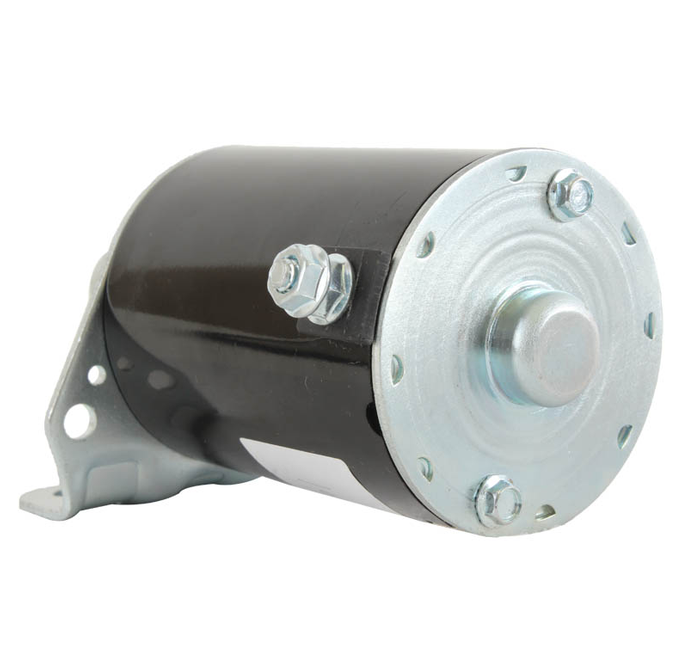 Starter motor by DGT Agri for Briggs & Stratton, 16-tooth, black housing