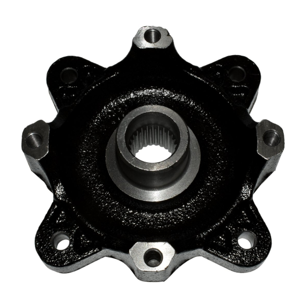 Front Wheel Hub by DGT Agri for Polaris Ranger 800/900D (2011–2014), black metal wheel bearing hub.