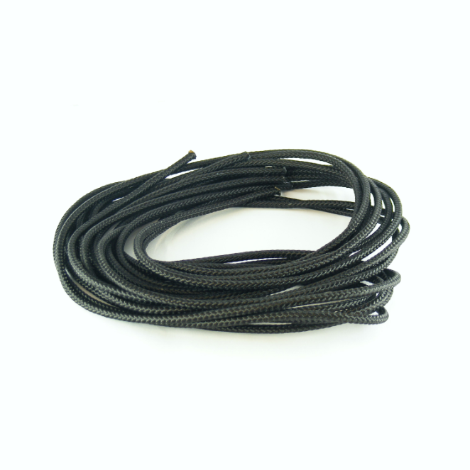 Pull Start Rope, nylon 5mm x 1.75m, black, pack of 5, DGT Agri winch cable for ignition components