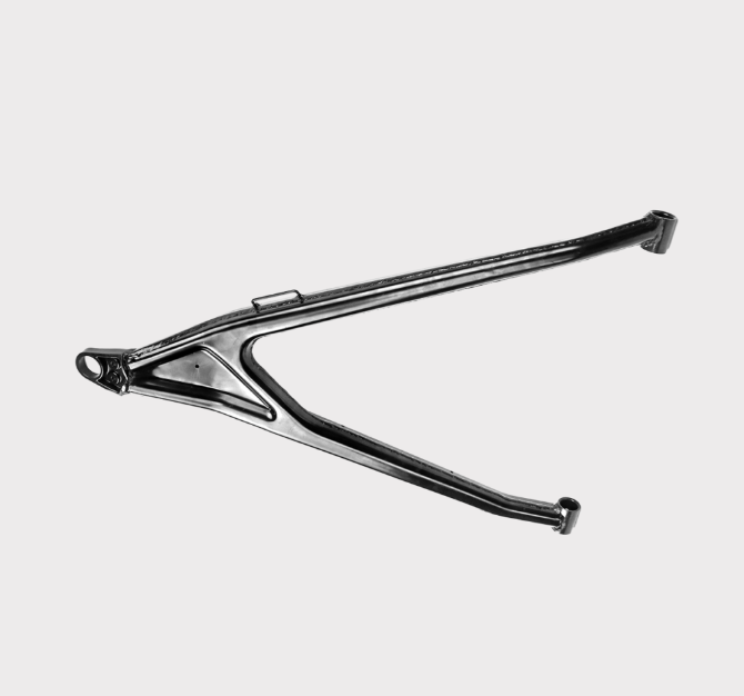 Can-Am Maverick X3 Turbo left lower A-arm, steel finish, control arm