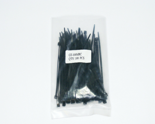 Cable ties by DGT Agri, black 100mm x 2.5mm, pack of 100 for electrical wiring