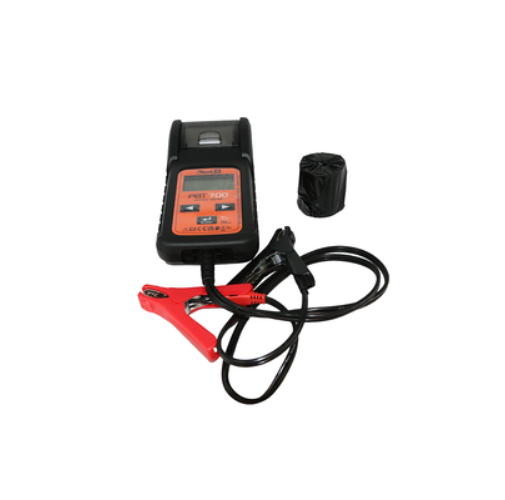 GYS PBT 720 battery tester with printer; vehicle battery testers, red clamps