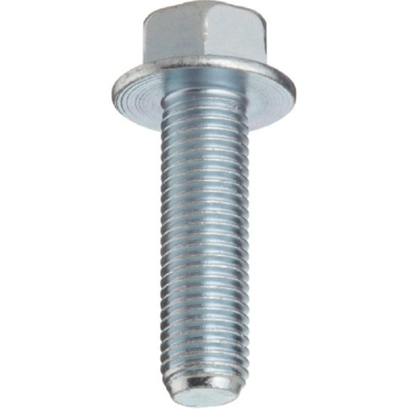 Flange bolt M10x25 high-tensile, zinc-plated steel, DGT Agri, pack of 25