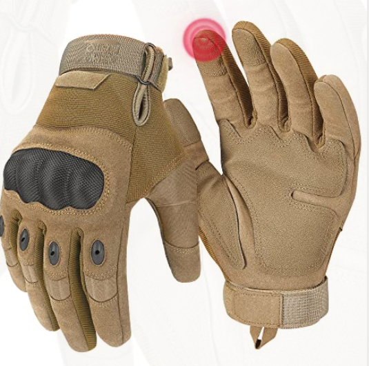 Motorcycle / Tactical Gloves – Tan (X-Large)