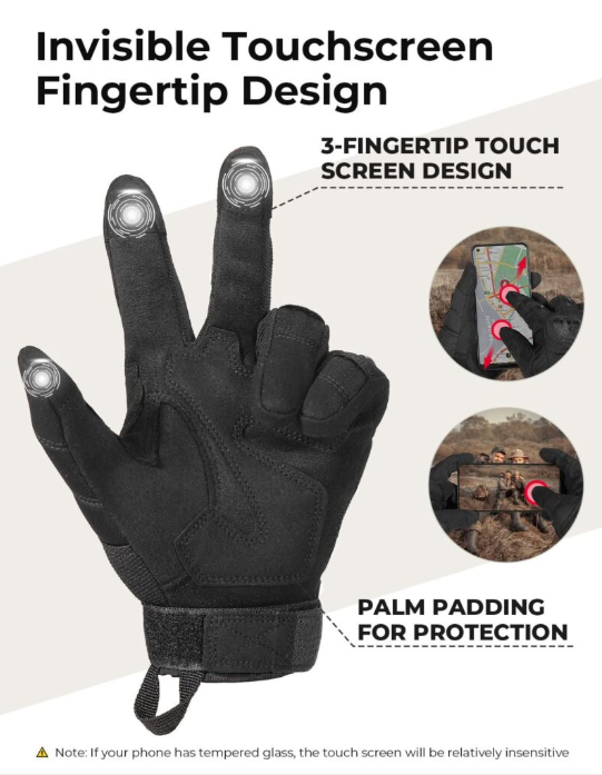 Motorcycle / Tactical Gloves – Tan (X-Large)