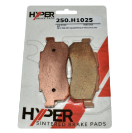 Front brake pads; two Hyper sintered copper pads for Honda Pioneer UTV (SXS500/520/700)