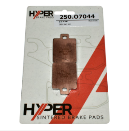 Brake pads set for handbrake, copper-sintered disc pad on Hyper packaging for Ausa M50D diesel utility vehicle