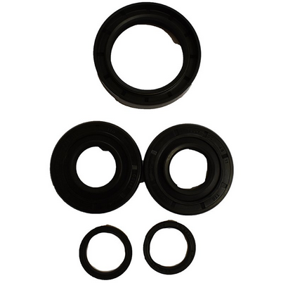 Front differential bearing and seal kit for Honda TRX420/TRX500 (2012–2018); set of five black seals and rings