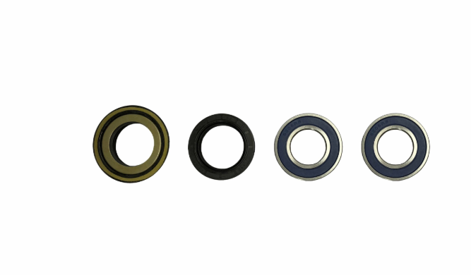 Hyper rear wheel bearing kit for Kubota RTV900/ RTV1100/ RTV1140; set of four bearings with gold/black/blue seals