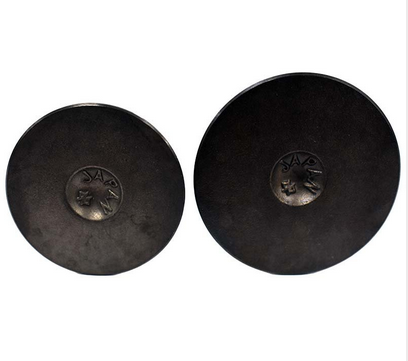 Engine valve pair, two black round valves, ATV City