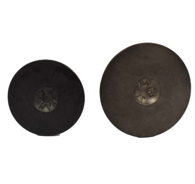Engine Valve Pair for Honda TRX350 (2000–2006) by ATV City, dark metal valve heads