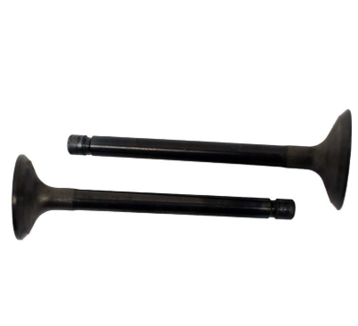Engine valve pair (2), black metal, ATV City, for Yamaha YFM80/YFM100 quad bikes (1986–2008)